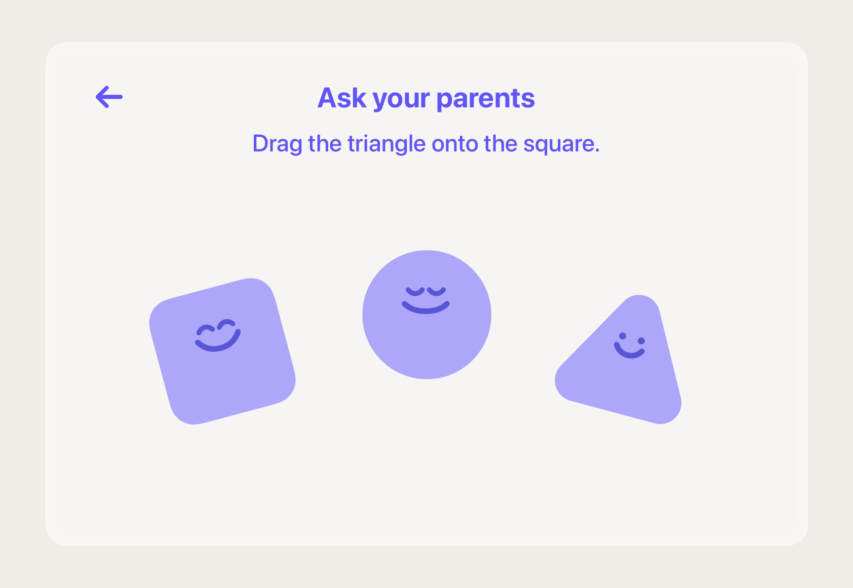 Example of a parental gate task.